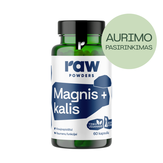 Magnis ir kalis PLUS, 60 kapsulių