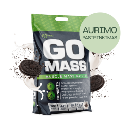 Baltymai GO MASS GAINER, 5 kg (sausainių skonio)