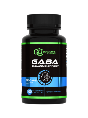Go Powders "Gaba Calming Effect" (500 mg 100 kapsulių)