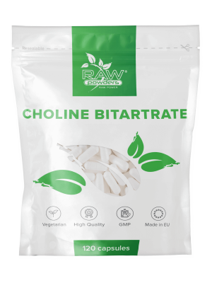 Cholino Bitartratas (700 mg 120 kapsulių)