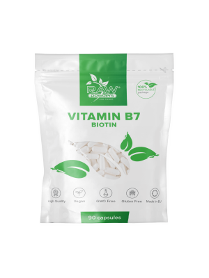Biotinas (Vitaminas B7), 10 mg, 90 kapsulių