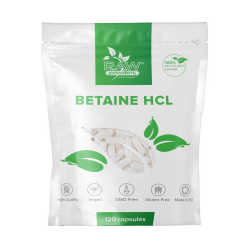 Betainas HCL (650 mg 120 kapsulių)