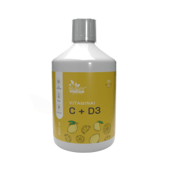 Vitaminai C + D3 (500 ml)