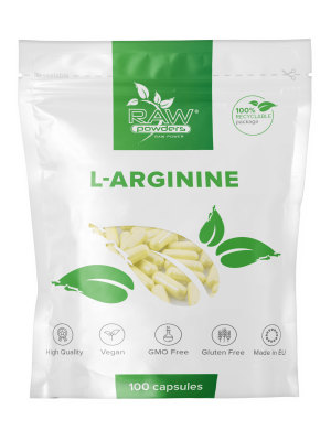 L-argininas (500 mg 100 kapsulių)