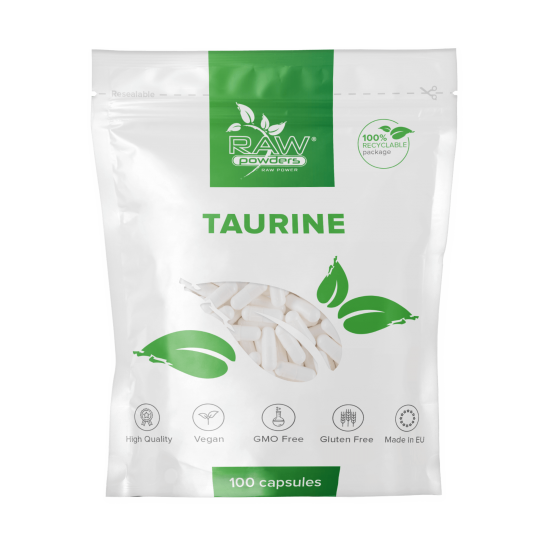 Taurinas (500 mg 100 kapsulių)