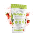 Baltymai GO NATURAL, 1 kg, koncentratas (braškių skonio)