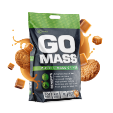 Baltymai GO MASS GAINER, 5 kg (karamelinio biskvito skonio)