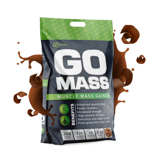 Proteinas GO MASS GAINER, 5 kg (šokolado skonio)