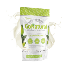 Baltymai GO NATURAL, 1 kg, izoliatas (natūralaus skonio)