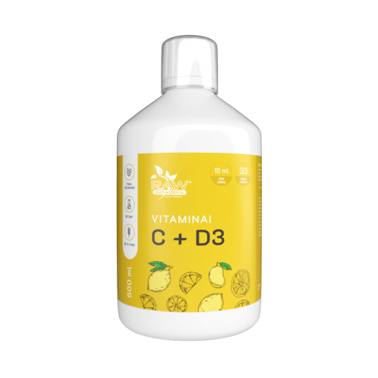Vitaminai C + D3 (500 ml)