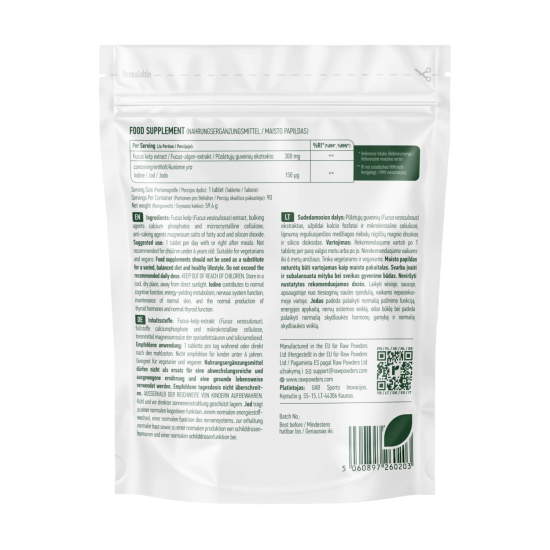 Kelp (150 mcg jodo), 90 tablečių