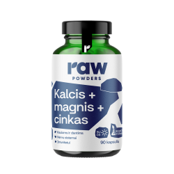 Kalcis, magnis, cinkas PLUS, 90 kapsulių