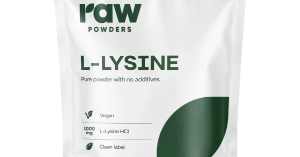 L-Lizinas (L-Lysine), milteliai, 100 g | Raw Powders