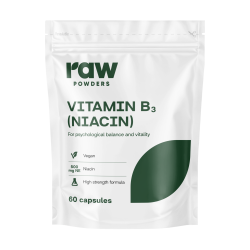 Niacinas (Vitaminas B3), 500 mg, 60 kapsulių
