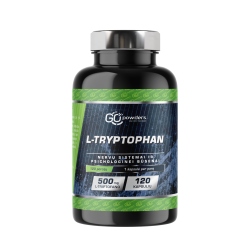 Go Powders L-triptofanas miegui, 500 mg, 120 kapsulių Go Powders L-triptofanas miegui, 500 mg, 120 kapsulių