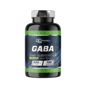 Go Powders Gaba, 500 mg, 100 kapsulių