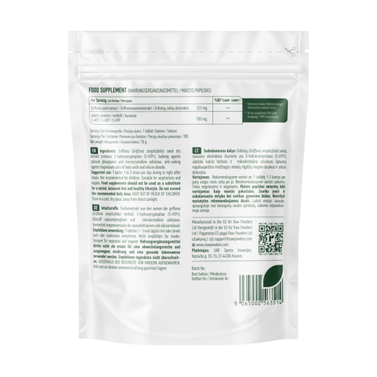 5-HTP, 100 tablečių