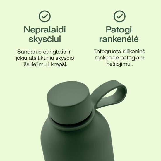 Raw Powders metalinė gertuvė, 500 ml