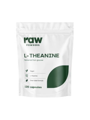 L-Teaninas (L-Theanine), 200 mg, 120/180 kapsulių