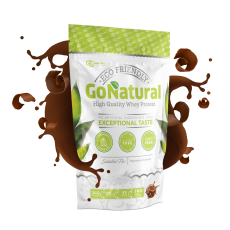 Baltymai GO NATURAL, 1 kg, koncentratas (šokolado skonio)