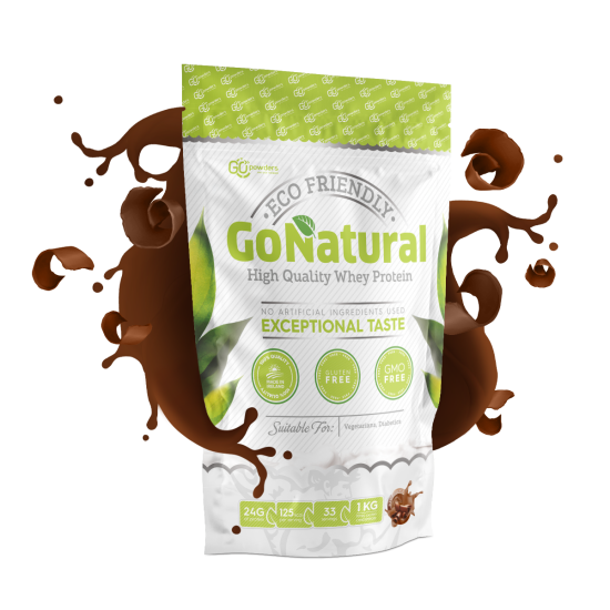 Baltymai GO NATURAL, 1 kg, koncentratas (šokolado skonio) Baltymai GO NATURAL, 1 kg, koncentratas (šokolado skonio)