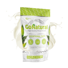 Baltymai GO NATURAL, 1 kg, koncentratas (natūralaus skonio)