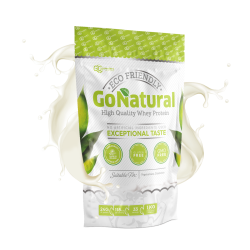 Baltymai GO NATURAL, 1 kg, koncentratas (natūralaus skonio)