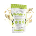 Baltymai GO NATURAL, 1 kg, koncentratas (baltojo šokolado skonio)