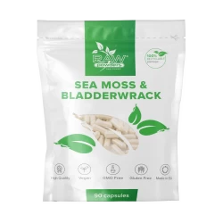 Sea Moss 250 mg & Bladderwrack 250 mg, 90/180 kapsulių