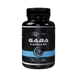 Go Powders Gaba, 500 mg, 100 kapsulių