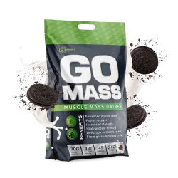 Baltymai GO MASS GAINER, 5 kg (sausainių skonio)