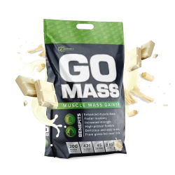 Baltymai GO MASS GAINER, 5 kg (baltojo šokolado skonio)