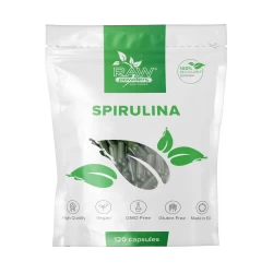 Spirulina, 500 mg, 120 kapsulių